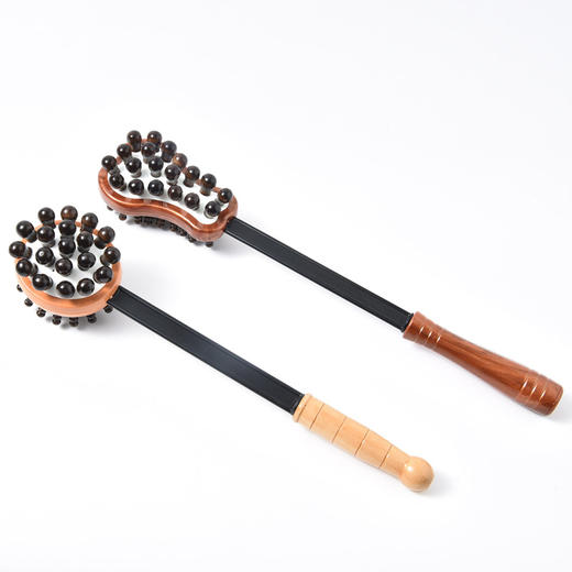 按摩锤子敲打棒木质经络拍打健身捶手动背部腿肩颈按摩器敲背锤子 商品图4