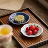 【祥云六瓣碟】陶瓷高脚水果盘中式高足茶点盘家用点心碟子禅意干果盘零食糕点盘 商品缩略图5