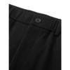 GXG男装 黑色针织直筒西裤宽松休闲裤 24年秋G24X023095 商品缩略图2