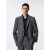 GXG男装  灰色羊毛混纺商务西装男正装 24年秋G24X133009 商品缩略图2