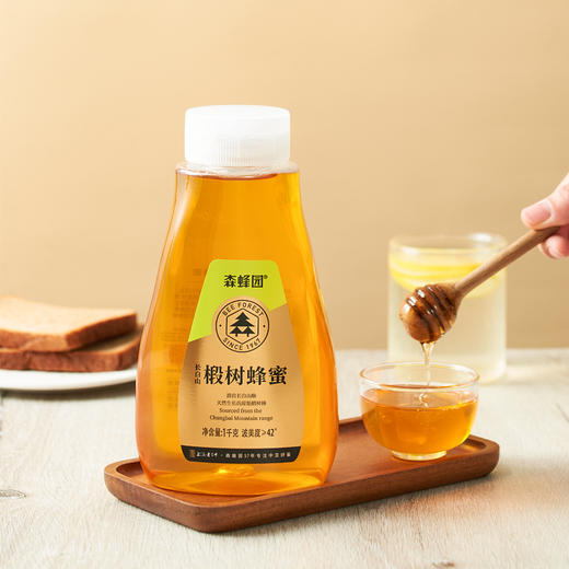 森蜂园椴树蜂蜜1kg（三角瓶） 商品图1