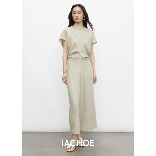 棉仓3431516016-IACHOE 收腰连衣裙 商品图2