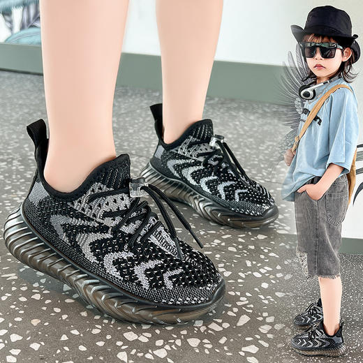 儿童椰子鞋2025春夏季新款网面透气防滑耐磨女童运动鞋男童网鞋 商品图2