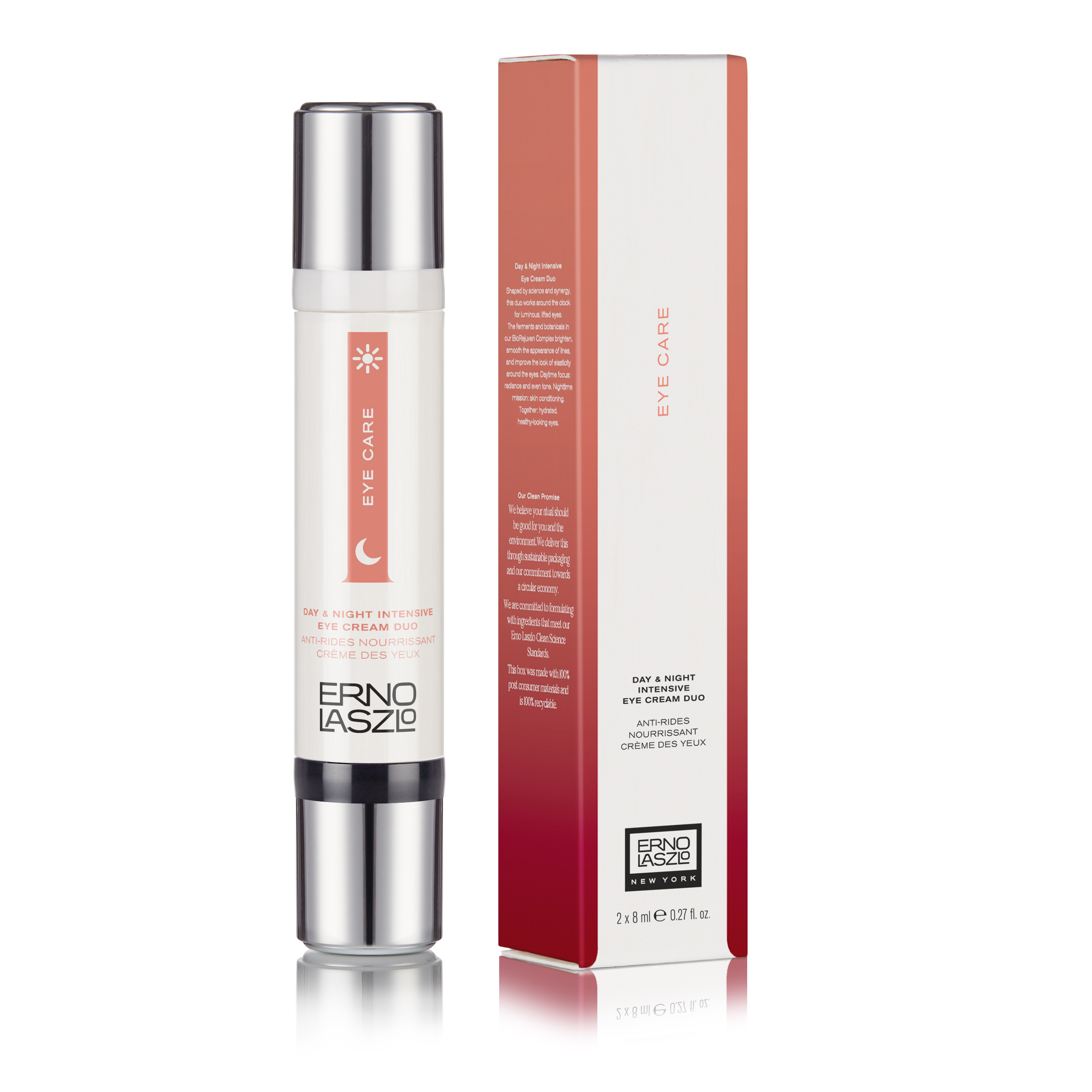 奥伦纳素 日护夜养多肽悦活眼霜-2*8ml&眼部精华油0.2ml*28颗