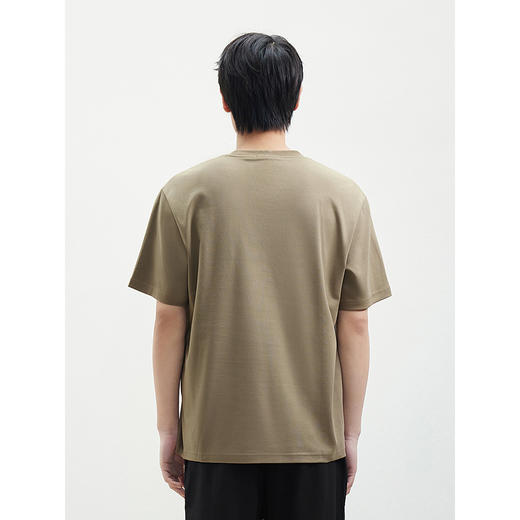 2025春夏热卖GXG男士短袖经典圆领拼接设计休闲百搭男士短袖 商品图4