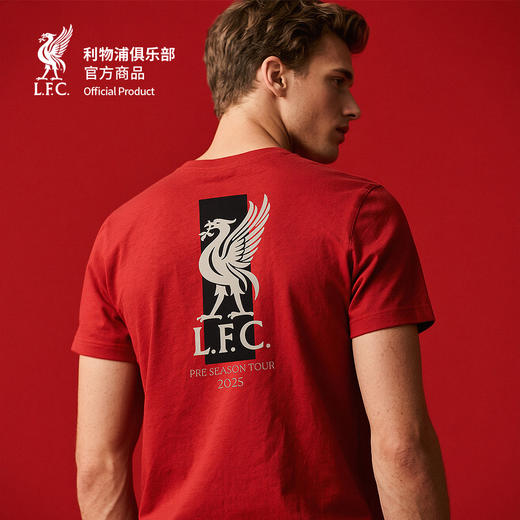 【官方正版】利物浦俱乐部 | 香港季前赛红色T恤夏季圆领短袖 商品图2