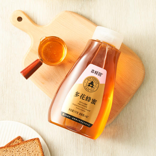 上海森蜂园多花蜂蜜1kg（三角瓶） 商品图3