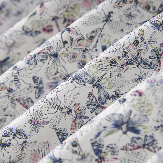 「高货wl」全新升级【铂金会员367/天猫499/差价132】(10907)洛诗琳法式蝴蝶印花连衣裙2025夏季优雅收腰显瘦衬衫裙女 商品图3