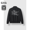 GXG男装 暗纹后背字母飞行员夹克翻领外套  冬季热卖 商品缩略图1