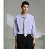 GXG男装 多色肌理七分袖翻领衬衫24年夏季热卖G24X232021 商品缩略图2