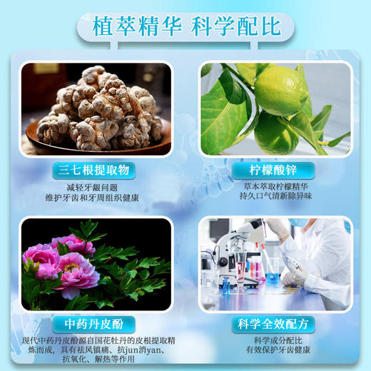 云南三七牙膏任选4支 商品图1