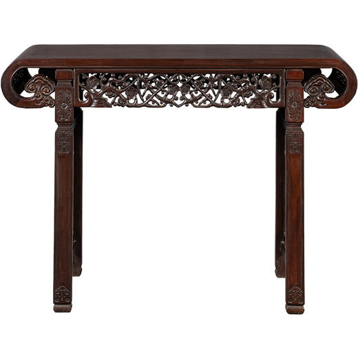 清	红木透雕梅花纹琴桌 商品图5