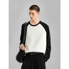 GXG男装 白色肌理感撞色长袖T恤24年冬季热卖G24X344014 商品缩略图4