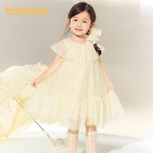 巴拉巴拉女童裙子儿童连衣裙2025新款夏装中幼童甜美网纱裙子洋气 商品图2