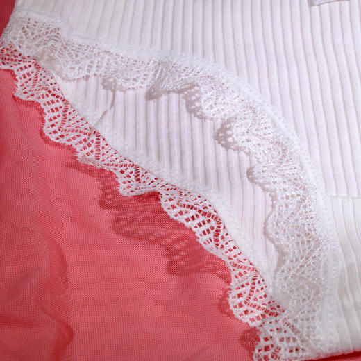 漫渺白色网纱透明裙摆性感蝴蝶结内裤调情挑逗蕾丝丁字裤诱惑时尚 商品图13