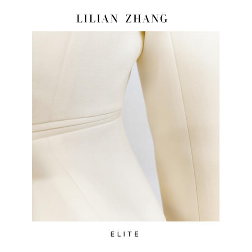 E“定制”——静奢风——风尚之选———婉约风立领珍珠扣上衣外套 2405037 商品图1