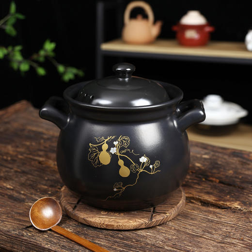 【金葫芦团圆煲】陶煲王商用大容量砂锅陶瓷煲汤锅家用明火煲鸡沙锅干烧 商品图3