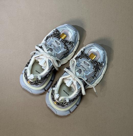 中性款3xl 金属链条挂饰圆头老爹鞋004 商品图2