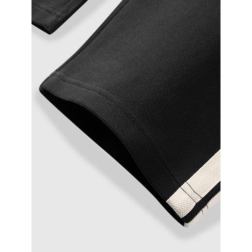 GXG男装 直筒针织长裤撞色织带装饰休闲裤通勤长裤 2025春季热卖 商品图4