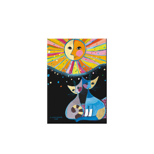 Rosina Wachtmeister 瓦赫特迈斯特 艺术磁铁 "Happiness is shared" 商品图0