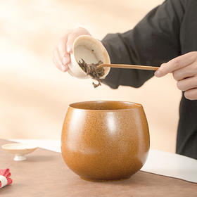 【旦形茶渣缸】大号窑变釉陶瓷茶洗家用茶洗缸茶渣缸茶杯茶盆茶盂洗茶器洗茶杯盆