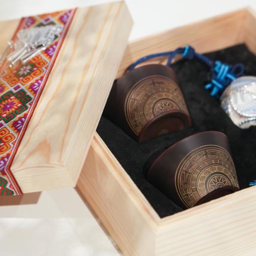 壮锦-文创礼盒坭兴陶杯子两件套 商品图3