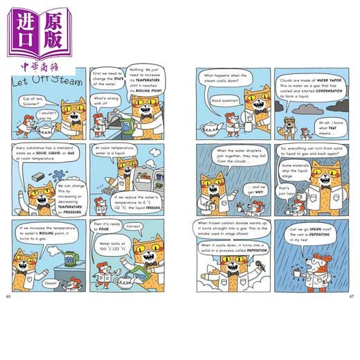【中商原版】橘猫博士 如何制作钻石 How to Make a Diamond and Other Incredible Ideas About Chemistry 趣味知识 爆笑漫画 商品图4