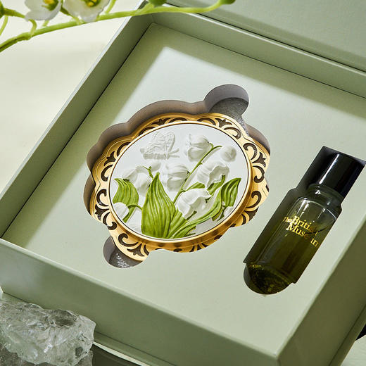 大英博物馆 博物志系列 铃兰石膏香薰挂饰车载香氛 山谷铃兰 商品图3