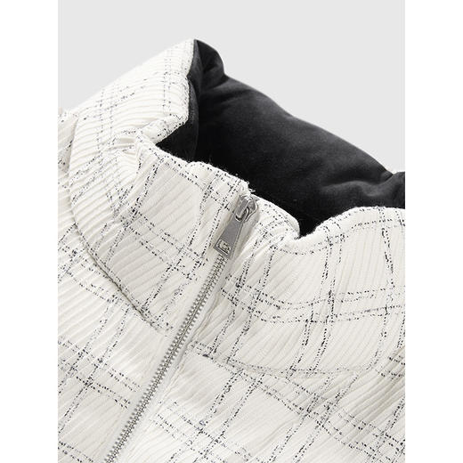 GXG男装 短款羽绒服小香风面包服保暖外套 24冬季热卖 商品图2