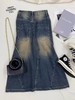 33GAF050877#牛仔A字半裙 商品缩略图2