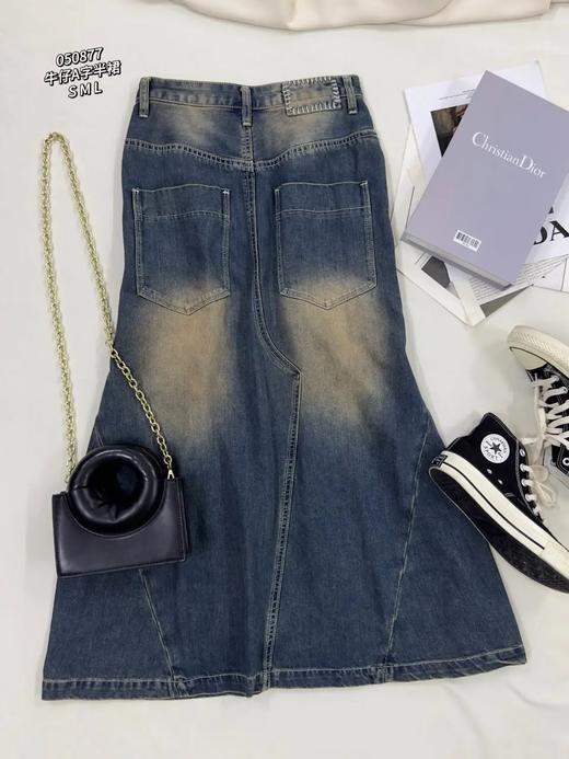 33GAF050877#牛仔A字半裙 商品图2