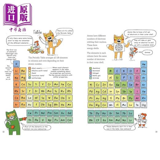 【中商原版】橘猫博士 如何制作钻石 How to Make a Diamond and Other Incredible Ideas About Chemistry 趣味知识 爆笑漫画 商品图1