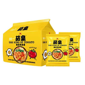 统一方便面 茄皇鸡蛋面5连包速食泡面（6925303795535）