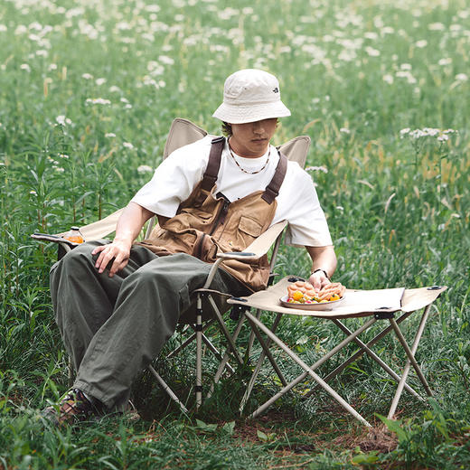 【积分兑换】挪客（NatureHike）暮望T05J连桌休闲躺椅 卡其色 CNK2350JJ011 商品图2