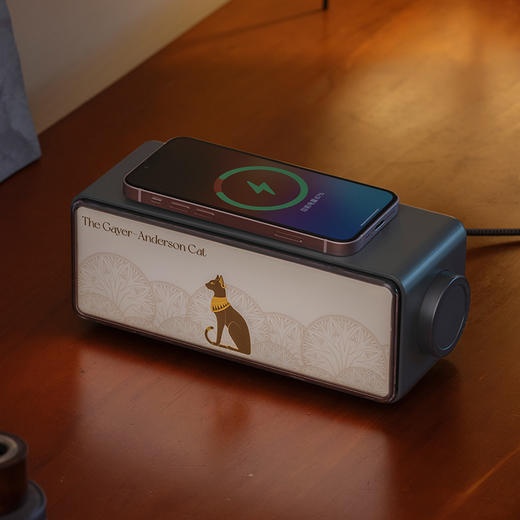 大英博物馆 安德森猫系列 白噪音蓝牙音响无线充氛围灯 商品图2