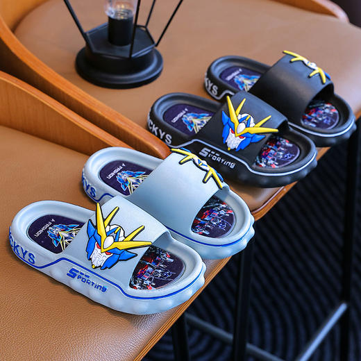 卡通儿童凉拖鞋软底防滑居家洗澡浴室亲子男女大小宝宝亲子鞋 商品图5