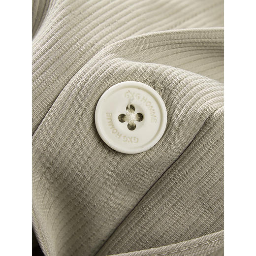 GXG男装 卡其色基础款衬衫通勤简约上装男宽松衬衣 2025春季热卖 商品图3