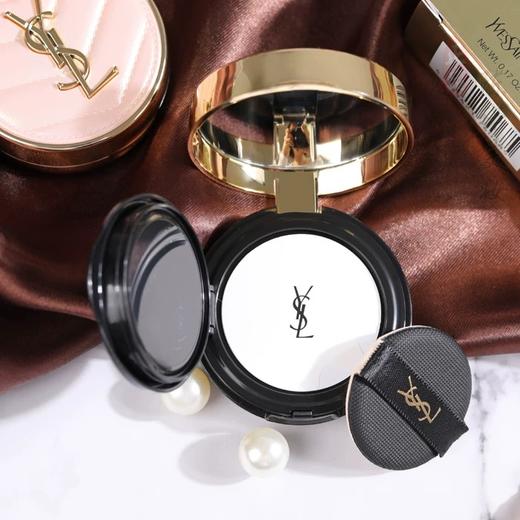 YSL圣罗兰粉皮革气垫小样5g 一般贸易 商品图11