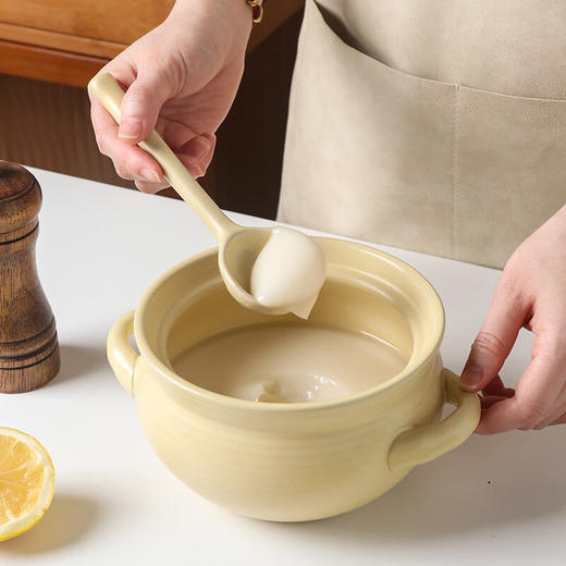 【哑光猪油罐】家用厨房陶瓷猪油罐辣椒油辣子罐大容量调料罐带盖储物罐 商品图4