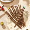 【十二生肖儿童动物筷】中式可爱木质筷子家用高档一人分餐木筷家庭吃饭专用儿童专人筷子 商品缩略图5