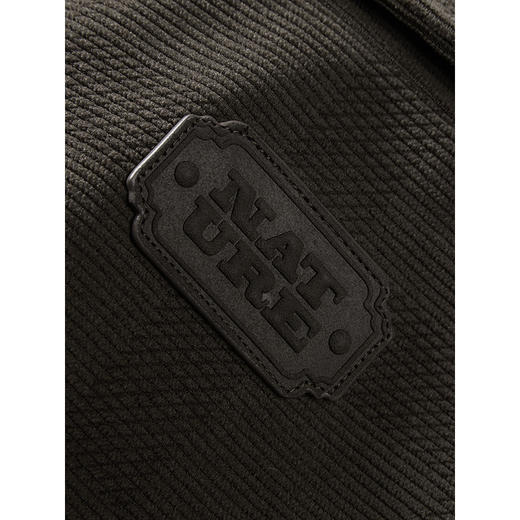 GXG男装 棋盘格烧花长袖衬衫通勤灯芯绒外套男衬衣 2025春季热卖 商品图3