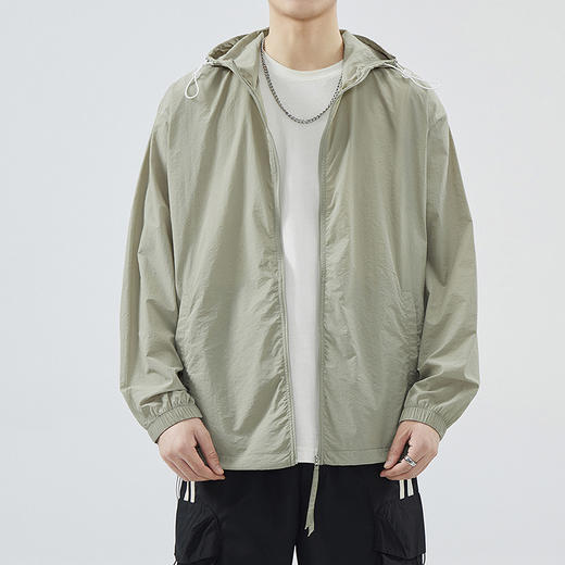 户外冰丝轻薄款防晒衣男士2025夏季UPF50+防紫外线透气防晒服外套 商品图3