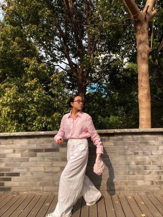 【高品质私服】【RL粉色宽松亚麻衬衫】100%优质亚麻，宽松H版型，适合各种身材G1430-CC【无标出货 介意慎拍】 商品图9