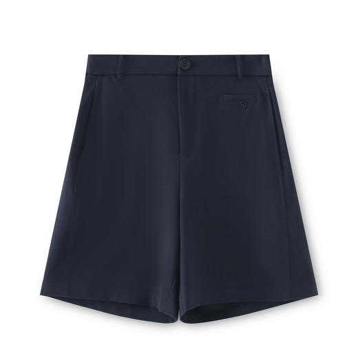 「高货wl」全新升级【铂金会员201/天猫269/差价68】(11232)洛诗琳时尚通勤简约五分裤2025夏季高腰垂感直筒短裤女 商品图4