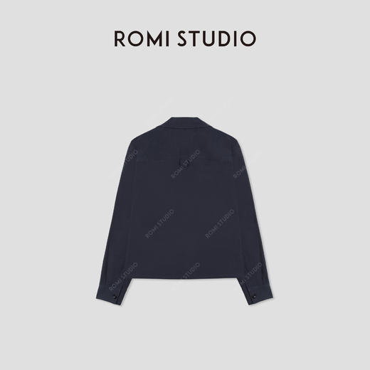 ROMI STUDIO 汉麻棉混纺多裁片拼接复古做旧西装外套 RWCRWY2946 商品图1