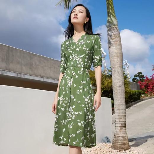 4F 娜尔思牛奶丝连衣裙 商品图0