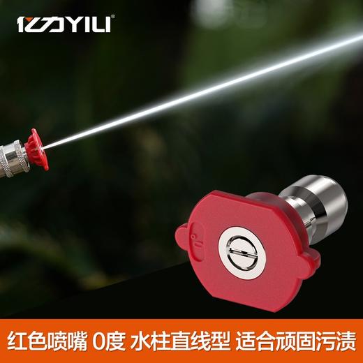 快插喷嘴1/4快接式2540度家用洗车机水枪头家商用配件 商品图1