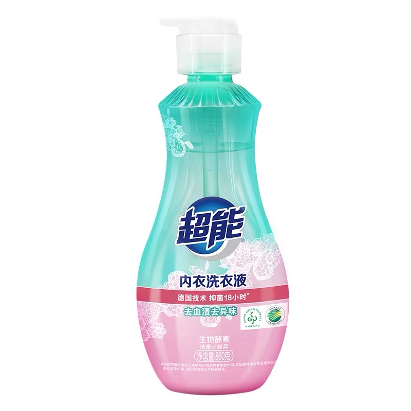 超能内衣清洗液专用洗衣液860g