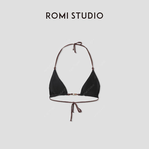 ROMI STUDIO 海边沙滩度假风三角系带比基尼上衣泳衣 RWCRNG2728 商品图4