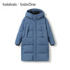 巴拉巴拉儿童羽绒服中长款冬加厚外套男女童连帽亲子装防风防泼水 商品缩略图4
